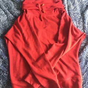 Red Nike hoodie